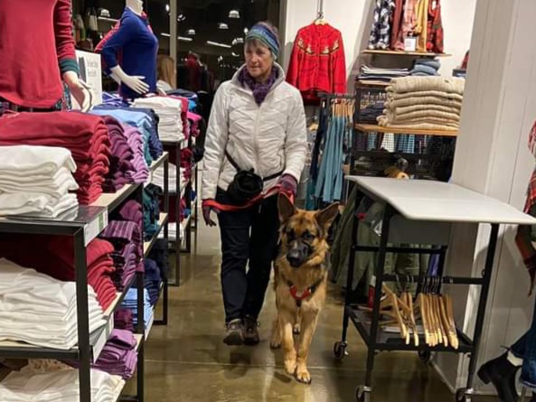 Portrait photo of Kim Salvas, longtime Fidelco volunteer and dog raiser