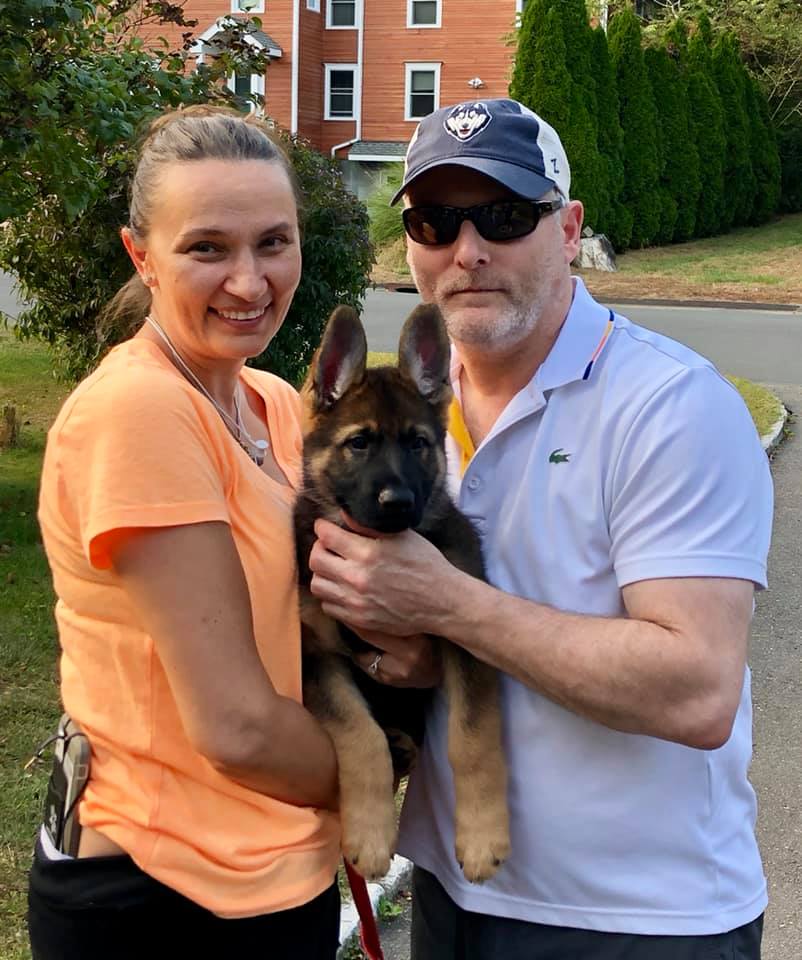 Portrait photo of Phil and Honorata Magalnick, guide dog advocacy partners